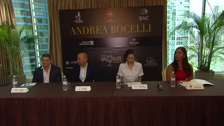 Andrea Bocelli regresa a Panamá