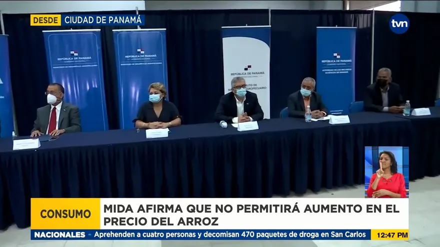 Ministro de Desarrollo Agropecuario dice que no se subirá el precio del arroz