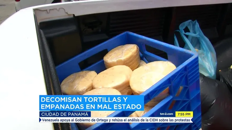 Decomisan productos en mal estado en Tocumen