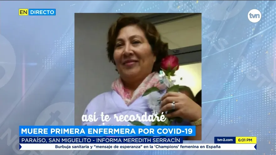 Confirman primera muerte de enfermera por COVID-19 en Panamá