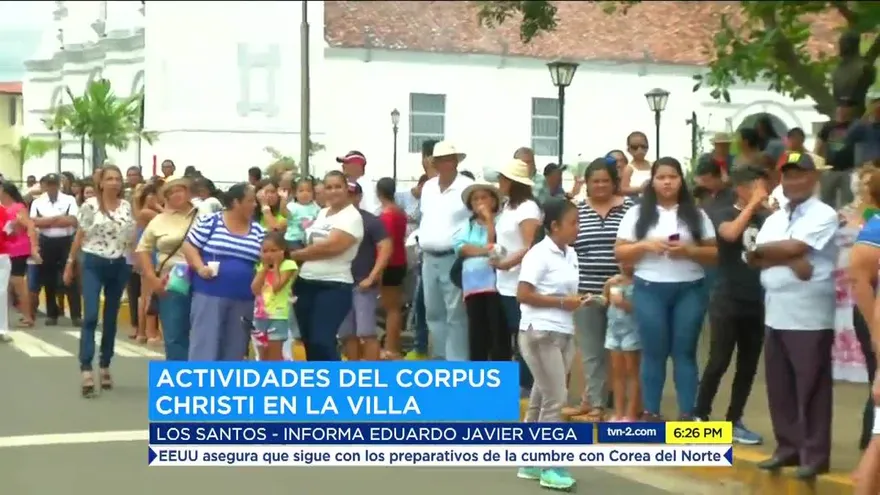 La Villa de Los Santos, listos para el Corpus Christi