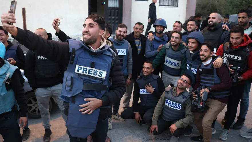 Bombardeo contra el hospital Nasser en el sur de Gaza.