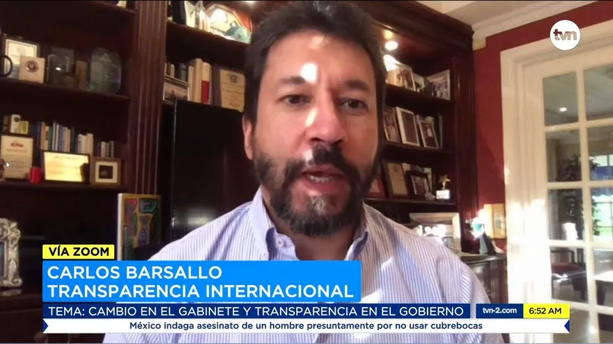 Transparencia Internacional reacciona a anuncio de cambios en el Gabinete