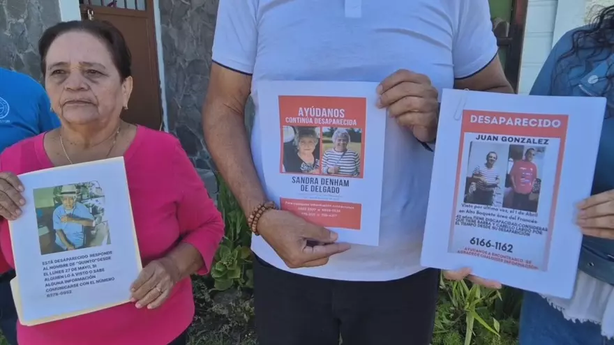 Familiares de los tres adultos mayores desaparecidos en Boquete