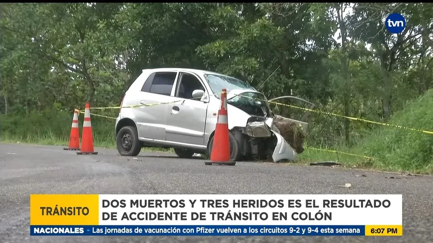 Dos personas mueren en accidente de tránsito