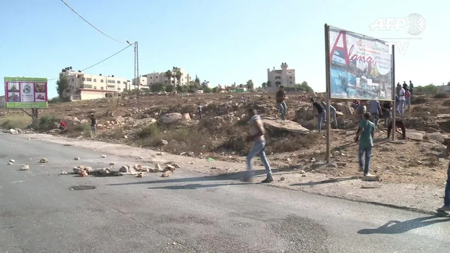 Choques entre israelíes y palestinos en el "Día de cólera”