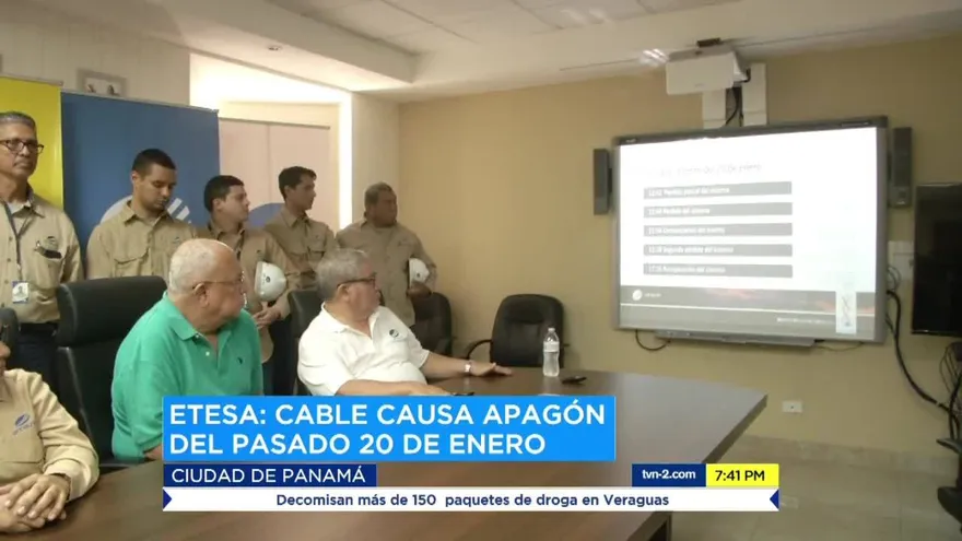 Etesa: Cable causa apagón del pasado 20 de enero