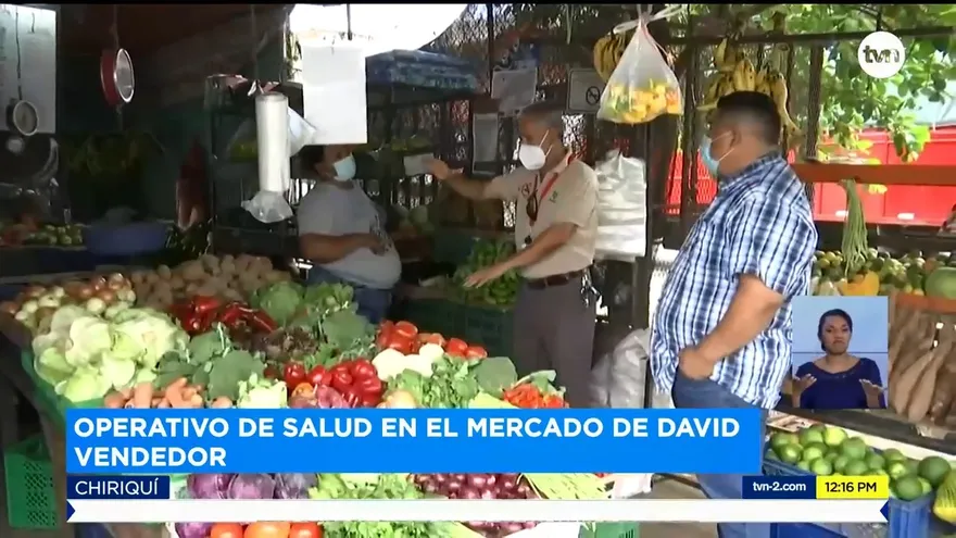 Autoridades realizan operativo en mercados de David