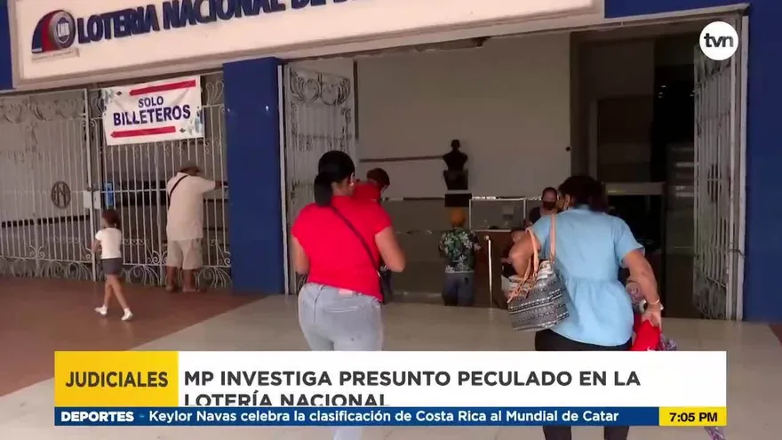 MP investiga presunto peculado en la Lotería Nacional