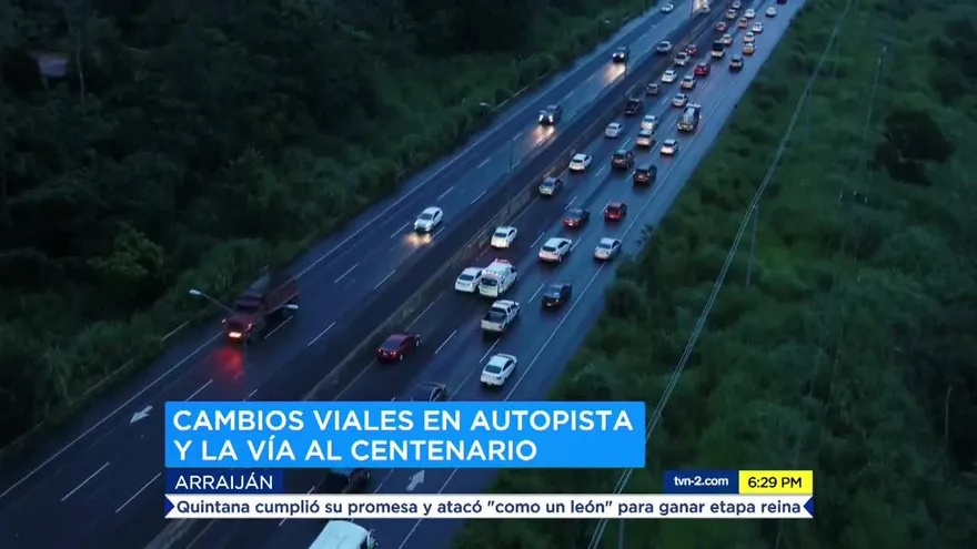 Autoridades hacen operativos de inversión de carriles en Panamá Oeste