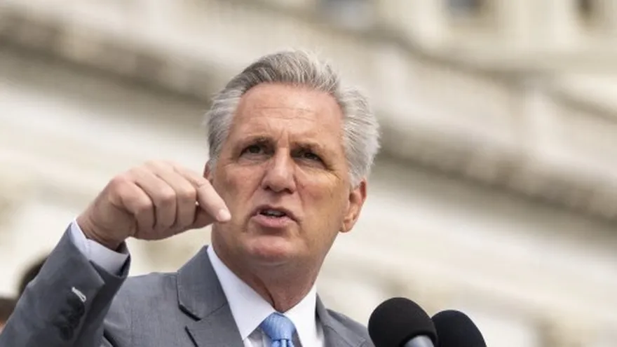 El jefe de la bancada republicana en la Cámara de Representantes de Estados Unidos, Kevin McCarthy