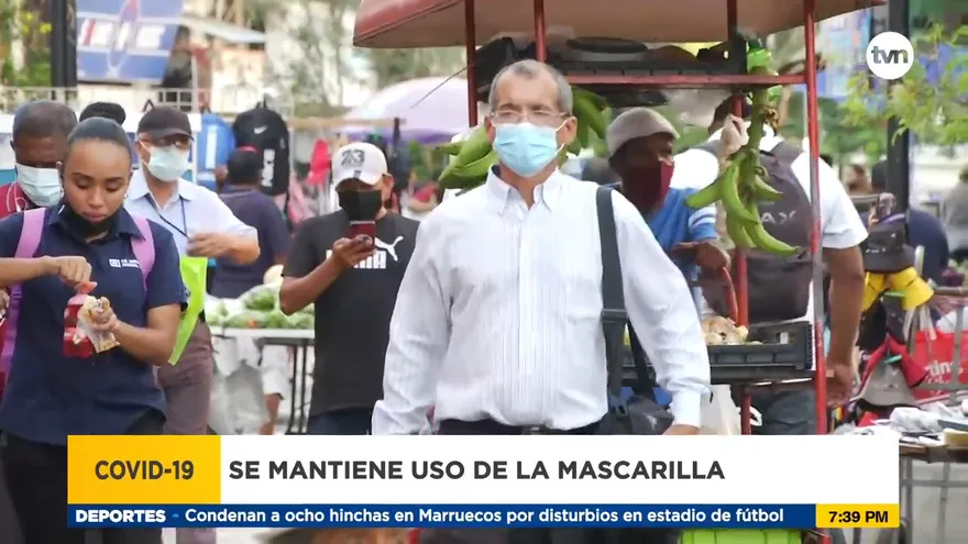 Panamá mantiene medida de uso de mascarilla