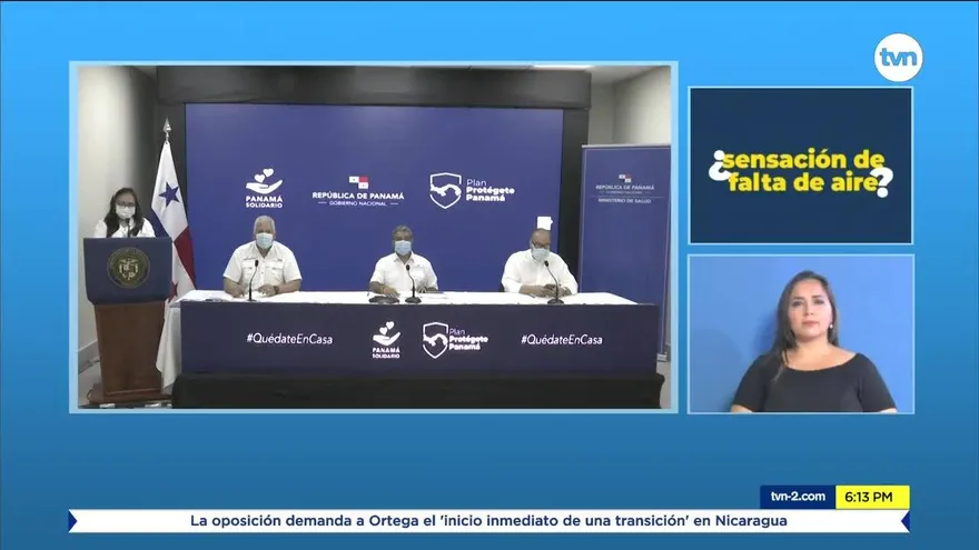 Actualización del Covid-19 en Panamá al domingo 19 de abril de 2020