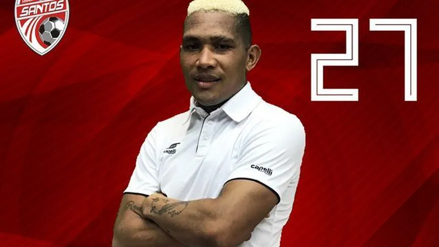 Ronaldo Dinolis anotó en Costa Rica con Santos de Guápiles