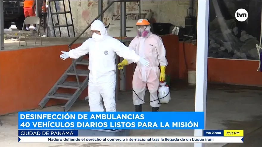 Estándares de limpieza en ambulancias para prevenir contagio de COVID-19