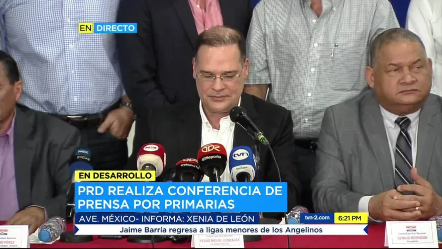 PRD anuncia fecha de primaria para escoger candidato presidencial