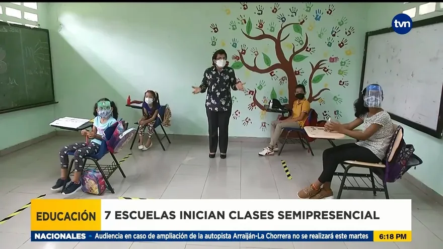 Siete escuelas en Veraguas inician clases semipresenciales