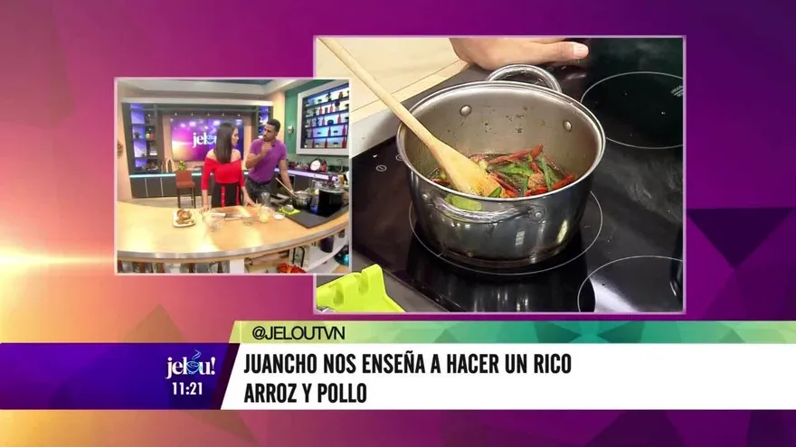 Juancho nos enseña a hacer un rico arroz y pollo