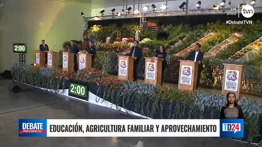 Debate presidencial: Políticas y estrategias para mejoras en educación, agricultura familiar y aprovechamiento alimentario