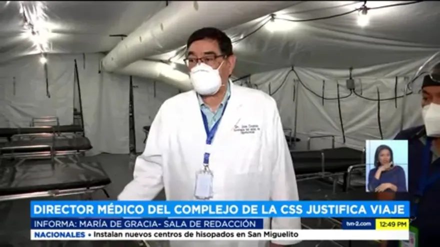 Director de la CSS justifica su viaje