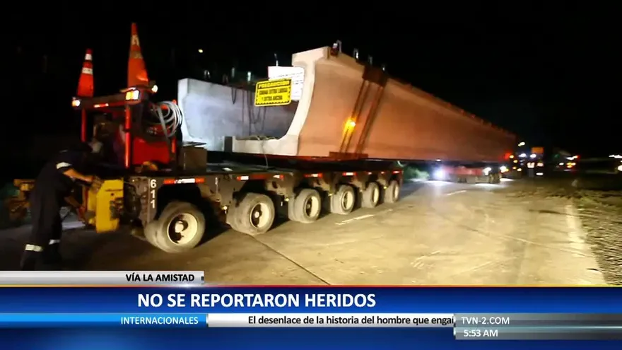 Cae viga ‘U’ del Metro de Panamá en la vía Centenario