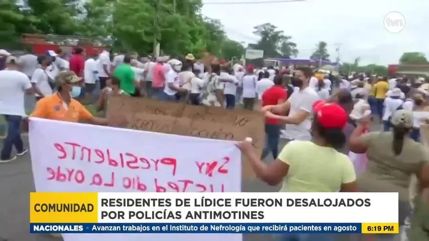 Residente de comunidad en Capira cierran vía Interamericana