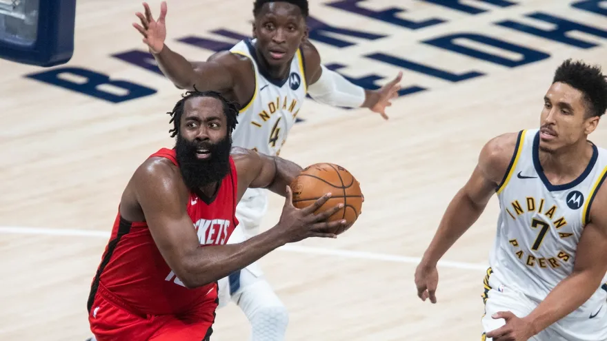James Harden sigue sin despertar y los Houston Rockets perdieron con los Pacers