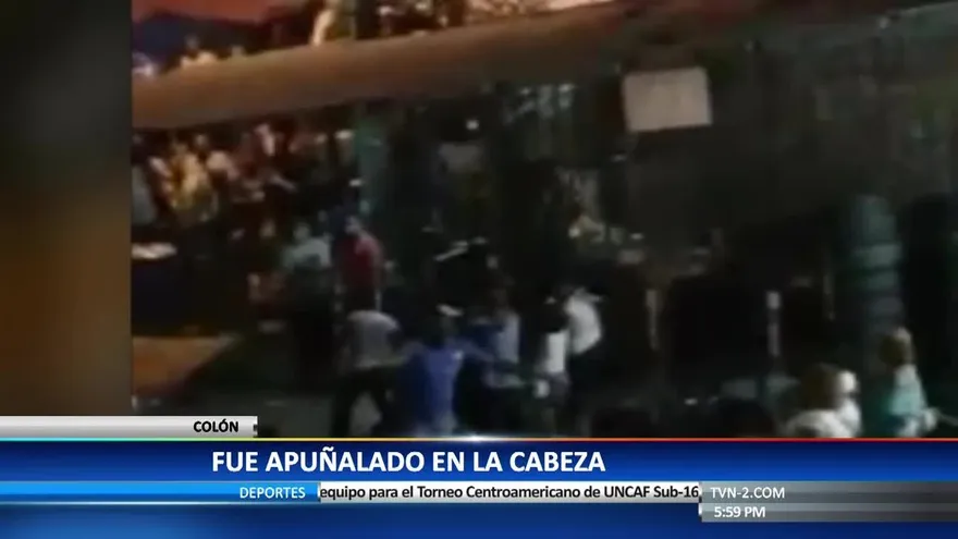 Apuñalan a un hombre en Colón