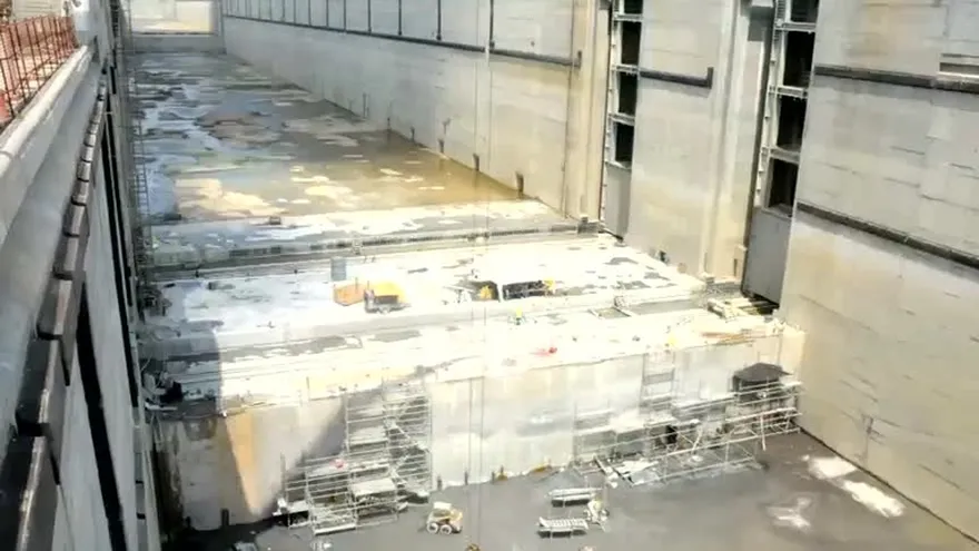 La práctica del esclusaje real del Canal Ampliado