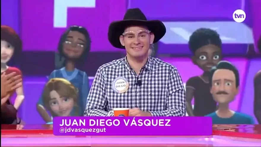 Diputado Juan Diego Vásquez en su participación en Pasapalabras