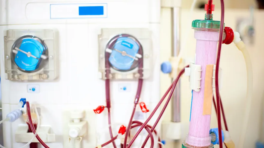 Imagen con fines ilustrativos de tratamientos de diálisis.