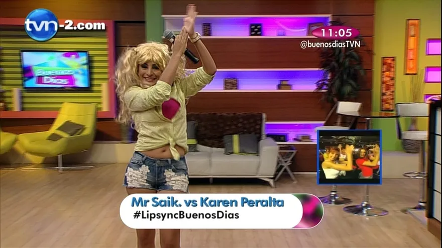Batalla Lipsync Buenos Días - Karen Peralta VS Mr Saiko