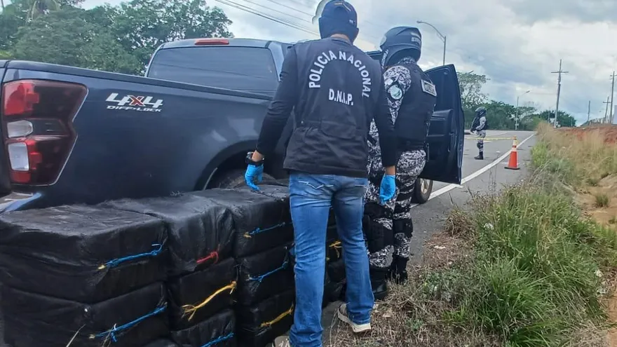 La droga estaba siendo transportada al momento de la incautación