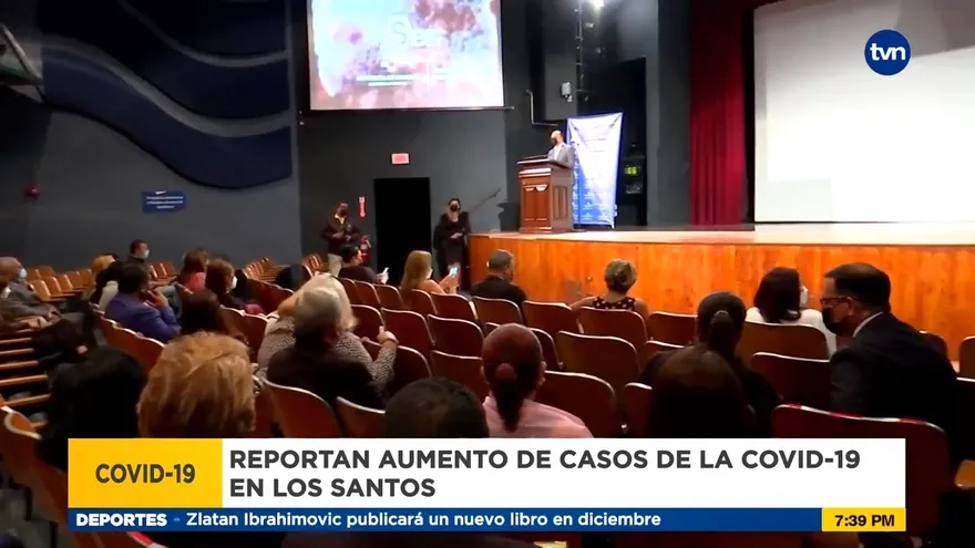 Los Santos aumenta casos de covid-19