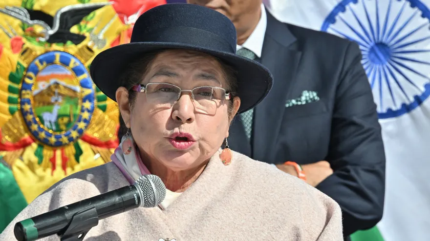 Celinda Sosa, canciller de Bolivia.