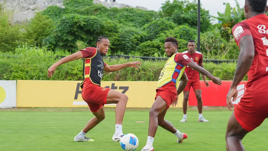 Entrenamiento de la Sele en el CAR de Pandeportes