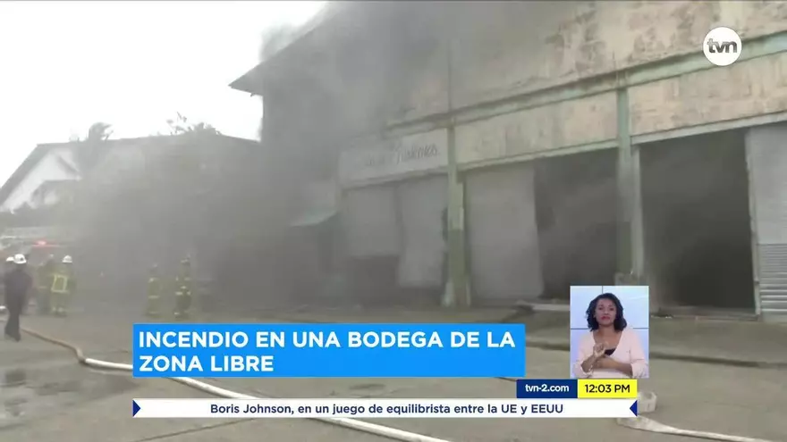 Incendio en bodega de Zona Libre, fue controlado