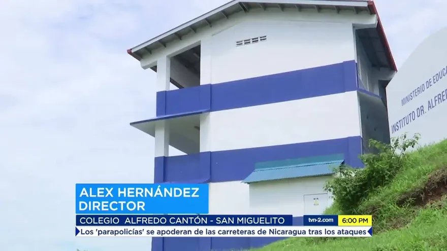 Aguaceros afectan a Colegio Alfredo Cantón