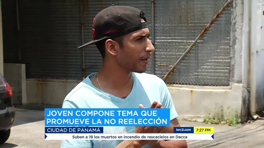 Joven crea canción para criticar la mala política en Panamá