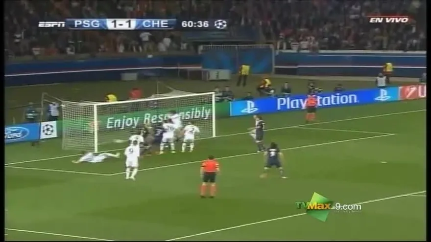 Autogol David Luiz - PSG 2-1 Chelsea