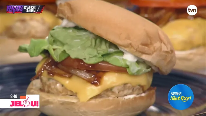 Receta: Hamburguesa de pollo (Final)