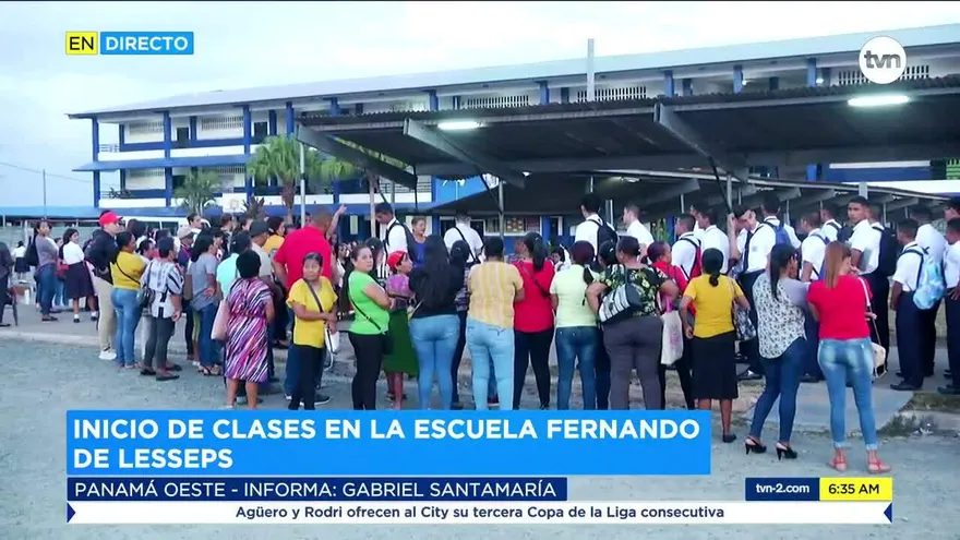 Comienzan las clases en el Fernando De Lesseps en Arraiján