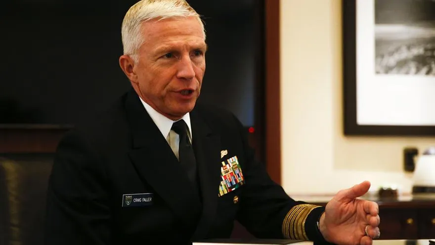 El almirante Craig Faller, comandante del Mando Sur de las Fuerzas Armadas.