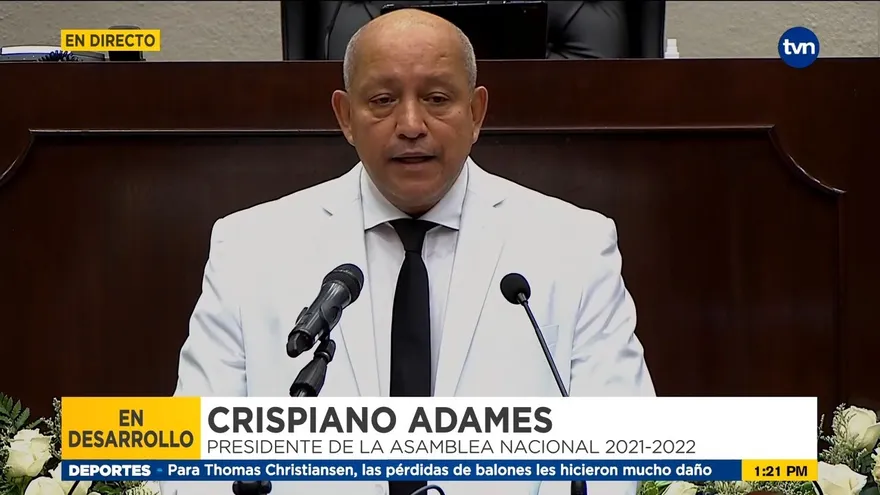 Discurso del presidente de la Asamblea Nacional, Crispiano Adames