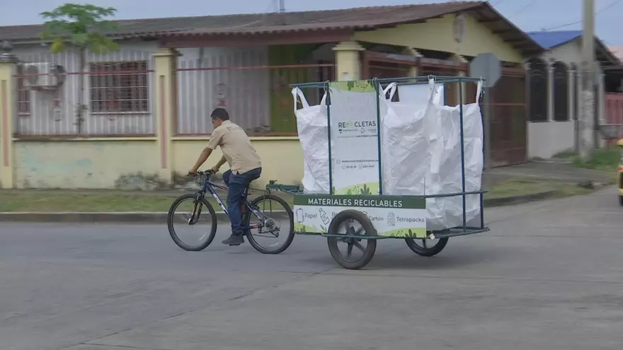 Proyecto 'Recicletas' reduce en 30% el envío de desechos al relleno sanitario de cerro Patacón.