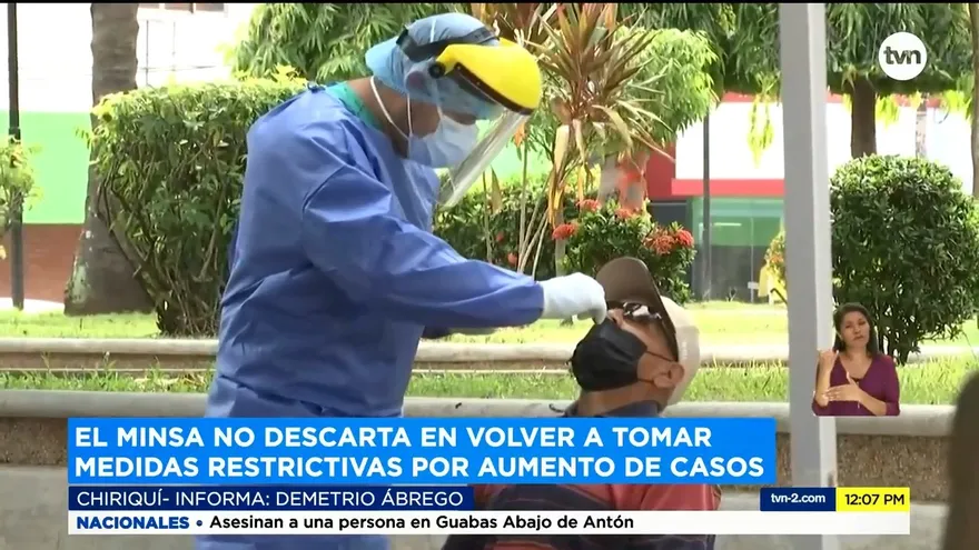 Minsa no descarta volver a restricciones tras aumento de casos de la Covid en Chiriquí