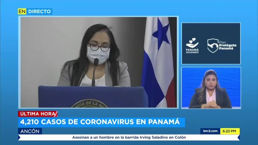Cifras de COVID-19 en Panamá: 116 los decesos y 4,210 contagiados