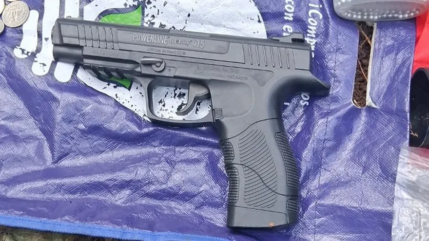 Armas decomisadas en La Chorrera