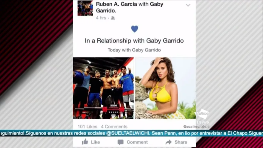 Gaby Garrido anda con el chitreano Rubén