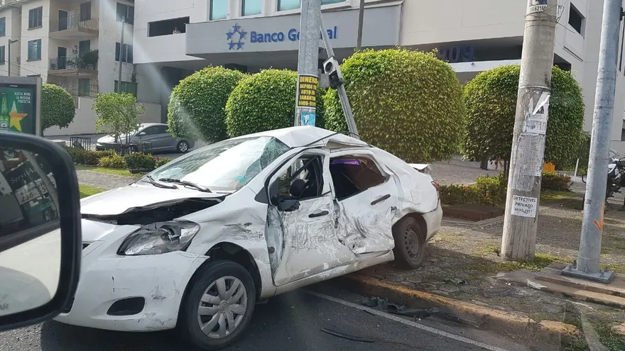 Accidente de tránsito en Calle 50.